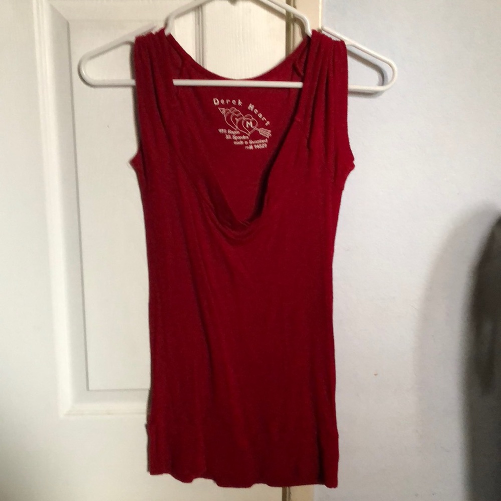 Red and blue tee shirts